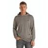 Rock & Roll Denim® Men's Logo Grey Long Sleeve Hoodie P8H1532 -Rock & Roll P8H1532square