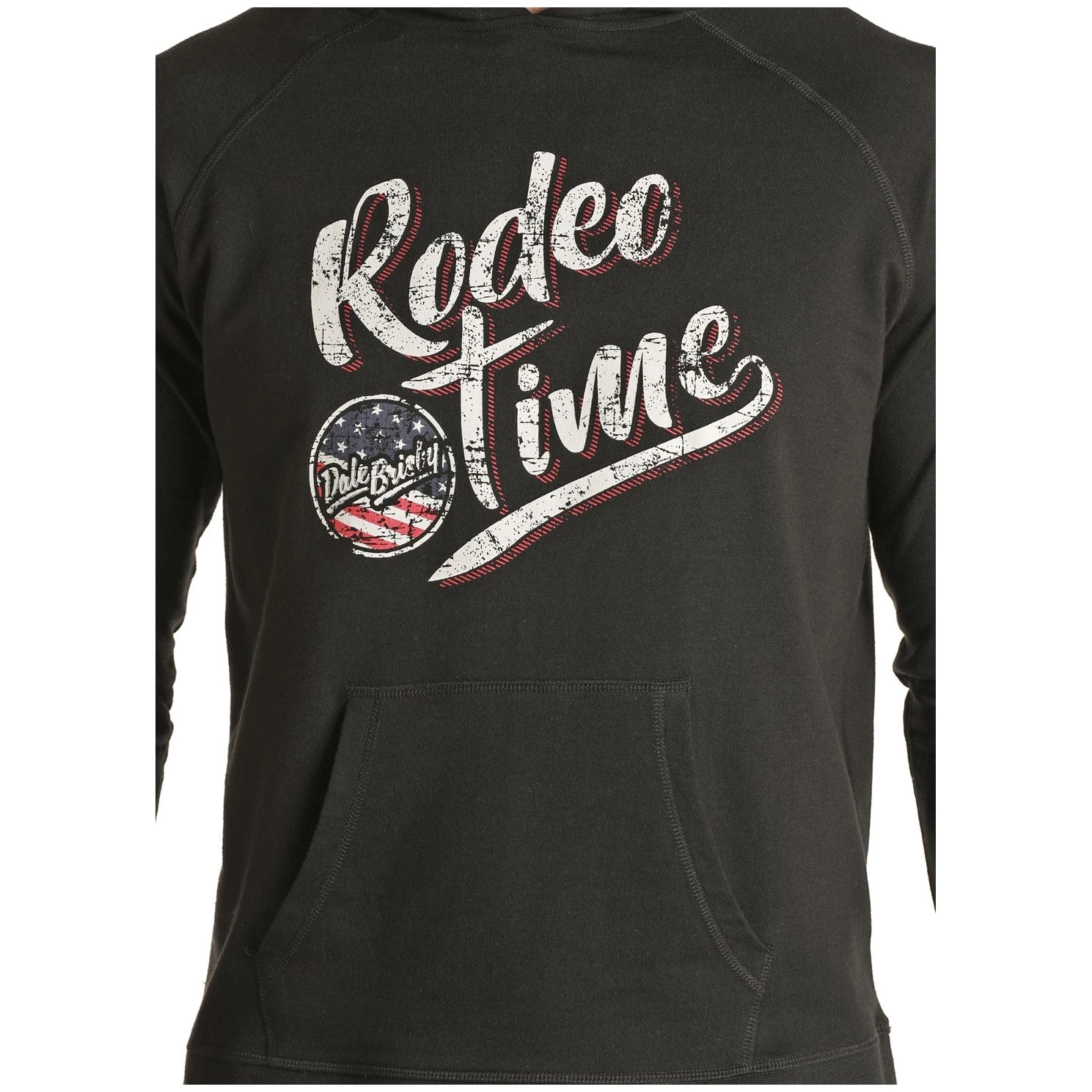 Rock & Roll Denim Men's Dale Brisby Black Graphic Hoodie P8H2621 4 Rock & Roll Denim Men's Dale Brisby Black Graphic Hoodie P8H2621 - Image 2