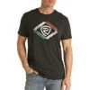 Rock & Roll Denim Mens Short Sleeve Logo Graphic Black T-Shirt P9-2615 -Rock & Roll P9 2615Z 61688.1640118571 edoted