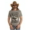 Rock & Roll® Dale Brisby Graphic Grey Short Sleeve T-Shirt P9-2618 2 Rock & Roll® Dale Brisby Graphic Grey Short Sleeve T-Shirt P9-2618 -Rock & Roll P9 2618