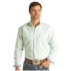 Rock & Roll Cowboy Men's Micro Pinstripe Emerald Button Down R0D3290 2 Rock & Roll Cowboy Men's Micro Pinstripe Emerald Button Down R0D3290 -Rock & Roll R0D3290 e253ea04 e9ee 4934 9698 ade2c0dd3bbb