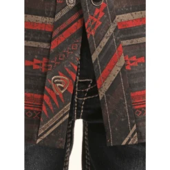 Rock & Roll® Youth Boy's Black Aztec Print Snap Shirt RRBSOSRZ1J-62 5 Rock & Roll® Youth Boy's Black Aztec Print Snap Shirt RRBSOSRZ1J-62 -Rock & Roll RRBSOSRZ1J 62