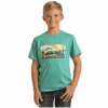 Rock & Roll® Youth Boy's Turquoise Desert Print T-Shirt RRBT21R064-86 2 Rock & Roll® Youth Boy's Turquoise Desert Print T-Shirt RRBT21R064-86 -Rock & Roll RRBT21R064 86