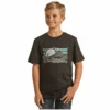 Rock & Roll® Youth Boy's Desert Print Black T-Shirt RRBT21R065-01 -Rock & Roll RRBT21R065 01