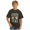 Rock & Roll Cowboy Kid's Dale Brisby "Chute Yeah" Shirt RRBT21R06C-01 -Rock & Roll RRBT21R06C 01