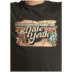 Rock & Roll Cowboy® Youth Boy's Dale Yeah Black Graphic Tee RRBT21R0J1 -Rock & Roll RRBT21R0J1 1