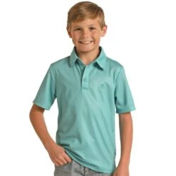 Rock & Roll Denim Denim Printed Polo -Rock & Roll RRBT51R11K 02