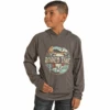 Rock & Roll® Youth Boy's "Rodeo Time" Charcoal Hoodie RRBT94R068-02 -Rock & Roll RRBT94R068 02