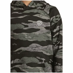 Rock & Roll Cowboy® Youth Boy's Olive Camo Printed Hoodie RRBT94R0JA -Rock & Roll RRBT94R0JA 1