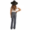 Rock & Roll® Youth Girl's Ivory Embroidery Bootcut Jeans RRGD4MRZPP-203 -Rock & Roll RRGD4MRZPP 203 1