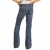 Rock & Roll® Youth Girl's Piping Loop Trouser Jeans RRGD5MRZQJ-202 -Rock & Roll RRGD5MRZQJ 202