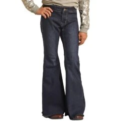 Rock & Roll Denim Blue Bell Bottoms -Rock & Roll RRGD7PR0FZ 2