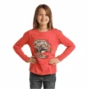 Rock & Roll® Youth Girl's Basic Pink Graphic T-Shirt RRGT22R070-67