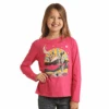 Rock & Roll® Youth Girl's Basic Fuchsia Graphic T-Shirt RRGT22R071-53 -Rock & Roll RRGT22R071 53