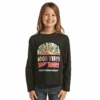 Rock & Roll® Youth Girl's "Good Vibes" Graphic T-Shirt RRGT22R072-01 -Rock & Roll RRGT22R072 01