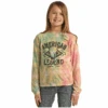 Rock & Roll Cowgirl Kid's American Legend Tie-Dye Pullover RRGT91R05L-99 -Rock & Roll RRGT91R05L 99