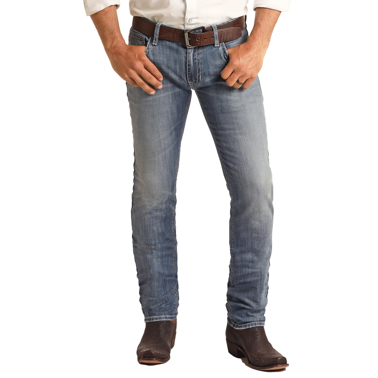 Rock & Roll Men's Rifle Reflex Straight Leg Jeans RRMD2MRZSA 4 Rock & Roll Men's Rifle Reflex Straight Leg Jeans RRMD2MRZSA - Image 2