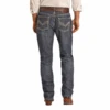 Rock & Roll Denim® Men's Raised Denim Stackable Dark Vintage Jeans RRMDTBR13Q-201 -Rock & Roll RRMDTBR13Qa