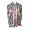 Rock & Roll Denim® Men's Serape Stripe Jade Button Down Shirt RRMSOSR0Q6