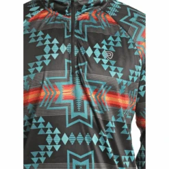 Rock & Roll® Men's Multi Color Aztec Print Pullover RRMT91R06L-99 -Rock & Roll RRMT91R06L 99 1