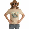 Rock & Roll® Unisex "RODEO TIME" Desert Taupe T-Shirt RRUT21R06D-26 -Rock & Roll RRUT21R06D 26