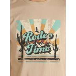 Rock & Roll® Unisex "RODEO TIME" Desert Taupe T-Shirt RRUT21R06D-26 -Rock & Roll RRUT21R06D 26 2