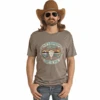 Rock & Roll® Unisex Dale Brisby Bull Skull Grey T-Shirt RRUT21R06F-05 -Rock & Roll RRUT21R06F 05 4