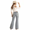 Rock & Roll Denim® Ladies Star Back Flare Jeans RRWD6HR0SO-204 -Rock & Roll RRWD6HR0SO 204