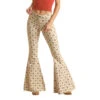 Rock & Roll Denim Ladies Beige Aztec Bargain Bell Jeans RRWD7PRZU6 -Rock & Roll RRWD7PRZU6