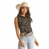 Rock & Roll® Ladies Sleeveless Core Snap Button Shirt RRWSSSRZ7G