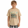 Rock & Roll Cowboy Children's Dale Brisby Taupe Graphic T-Shirt RRBT21R06D-26 -Rock & Roll Untitled3213213