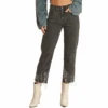 Rock & Roll Denim Ladies High Rise Chain Fringe Straight Cropped Jeans RRWD9HRZQV 2 Rock & Roll Denim Ladies High Rise Chain Fringe Straight Cropped Jeans RRWD9HRZQV -Rock & Roll Untitled3213213213