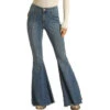 Rock & Roll Denim Ladies Medium Wash Bargain Bell Bottoms WPB1658 -Rock & Roll WPB1658 63402.1635174773.386.513