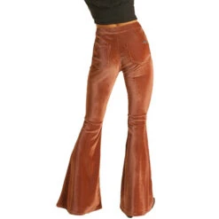 Rock & Roll Denim Ladies Bargain Bell Corduroy Copper Pants WPB2673 7 Rock & Roll Denim Ladies Bargain Bell Corduroy Copper Pants WPB2673 -Rock & Roll WPB2673 B