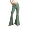 Rock & Roll Denim Juniors Jade Green Bell Bottom Jeans WPB3512 -Rock & Roll WPB351211