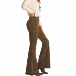 Rock & Roll Denim Juniors Bargain Bell High Rise Flare Pants WPH2663 -Rock & Roll WPH2663 A