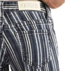 Girls Rock N Roll Girls Dark Striped Trouser -Rock & Roll g5f6145 2