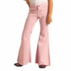 Rock & Roll Denim Girls Pull-On Pink Bell Bottom RRGD7PRZT1 -Rock & Roll pink bells